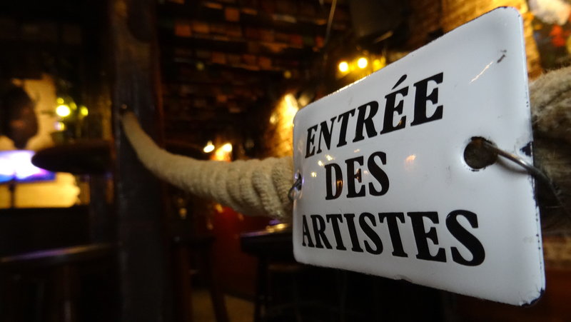 Cafe Bizon Brussels Blues Bar Entrée des Artistes